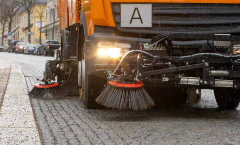 Gehwegreinigung
